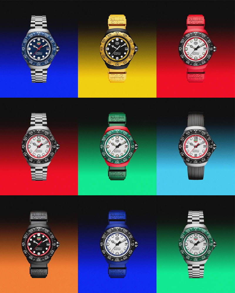  TAG Heuer󤵤4Watches & Wonders餺˿iWosFormula 1 SolargraphӶÿAHEڷftaB󽦿aPmm]pA{1986~~PMɨBʥygCѦҰNTD 58,900(a)/ NTD 62,300(a)C
