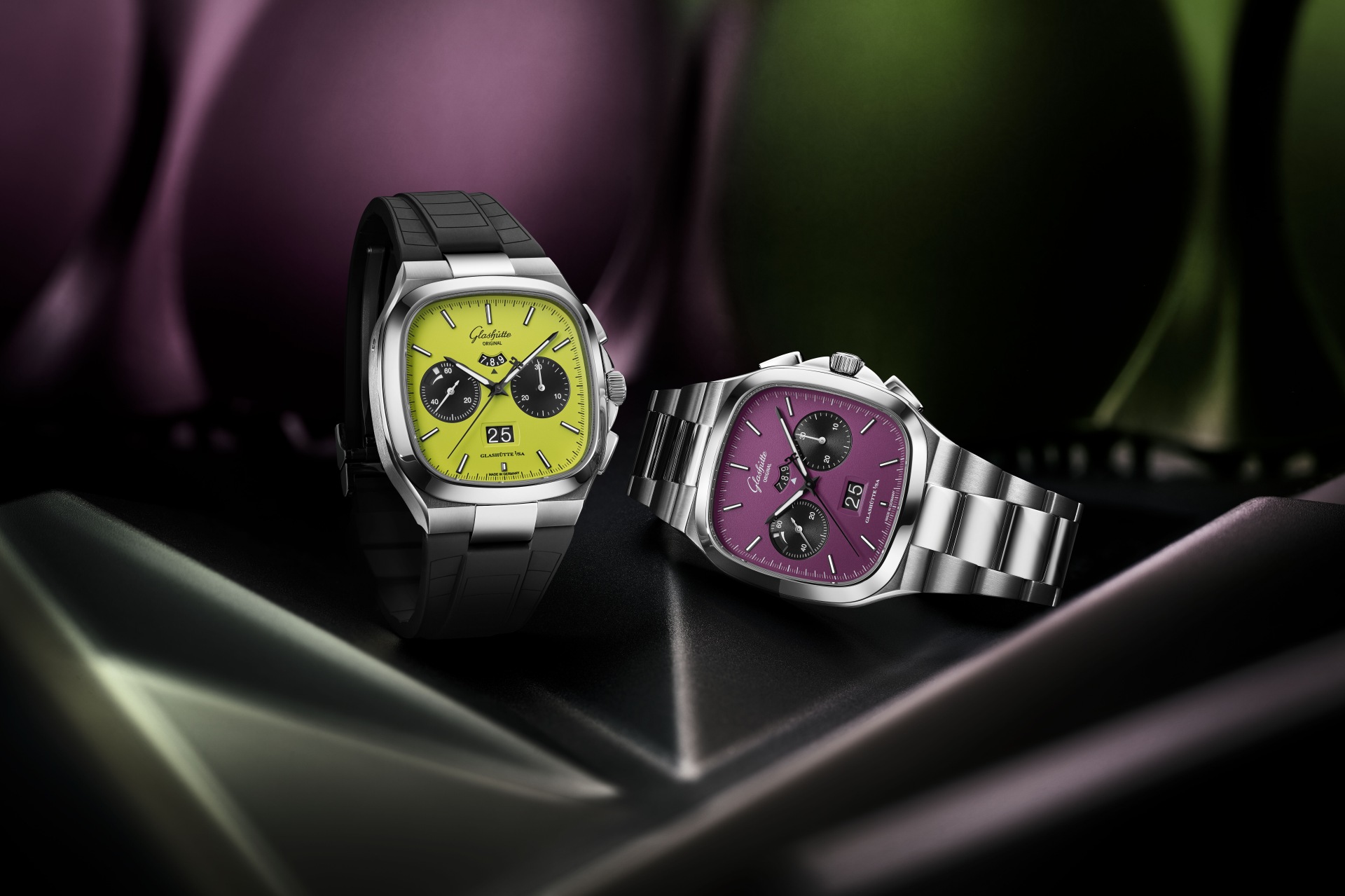 CsmAN^nGGlashütte Original Seventies Chronograph Panorama Date